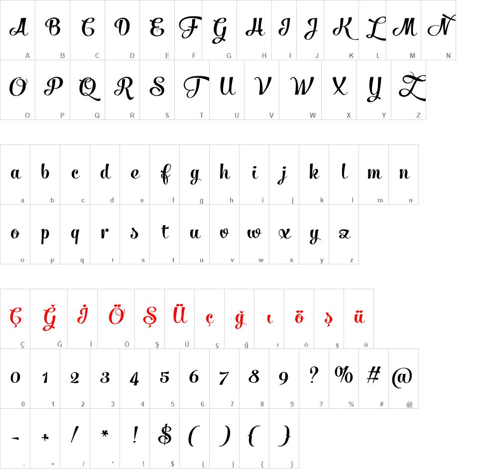 Salamander Script font